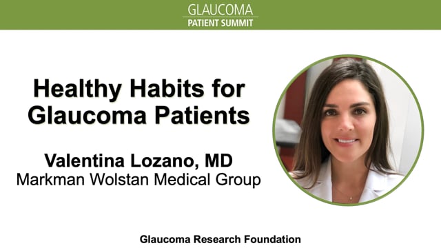 2023 Summit Healthy Habits For Glaucoma Patients